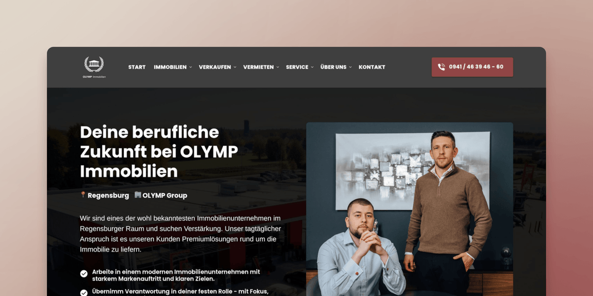 Karriere bei OLYMP Immobilien